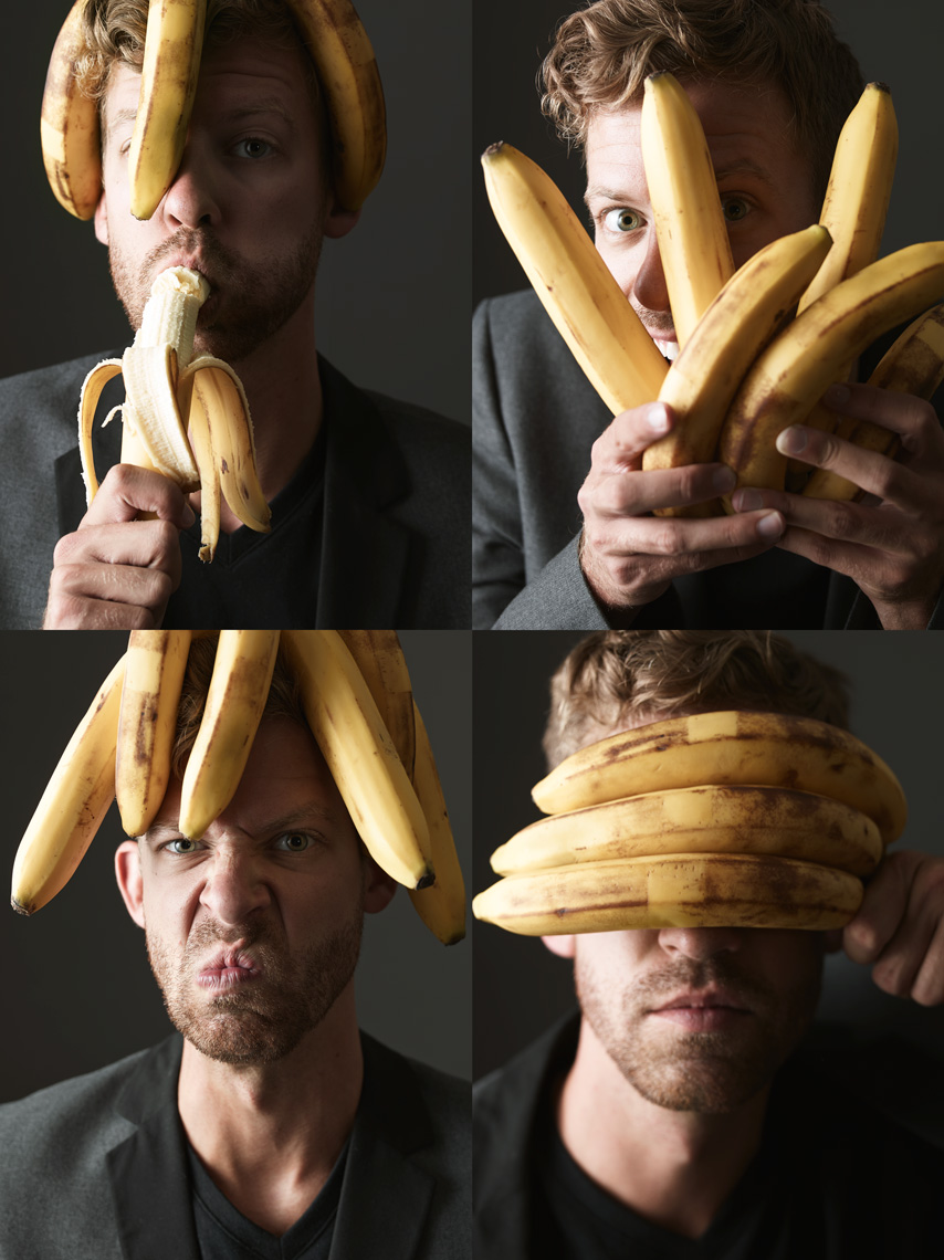Ben with Bananas, 1-4, 2014