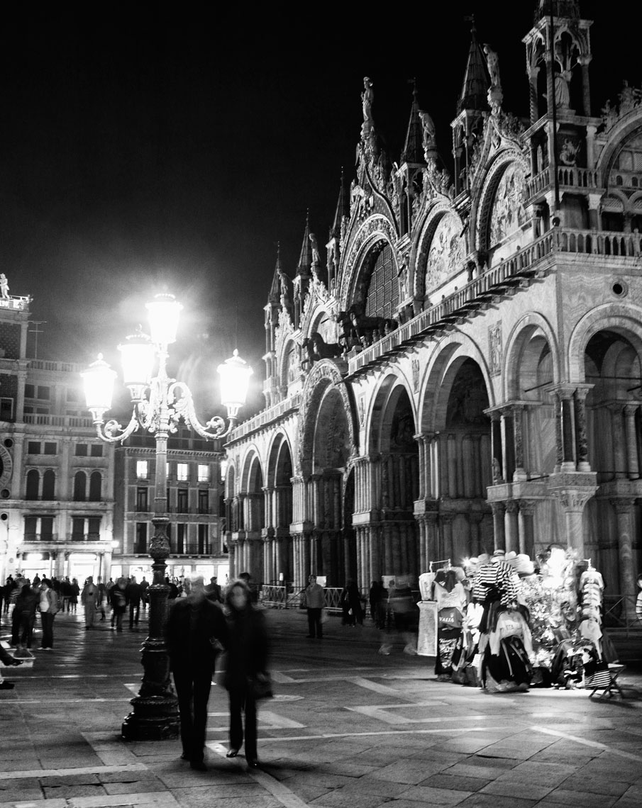 Basilica di San Marco at Night, Venice, Italy