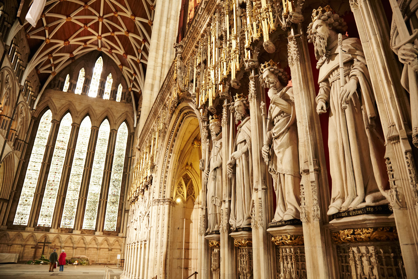The Kings Screen and the Five Sisters, York Minster, York, England